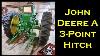 3 Point Hitch Bolt On Conversion Kit Fits John Deere Models A B G 50 60 And 70's